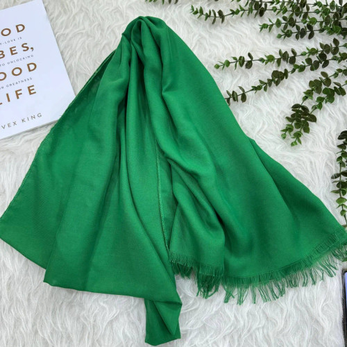 شال تک رنگ سبز حراجی کد 1007