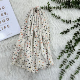 شال خال خالی رنگی کد 1711