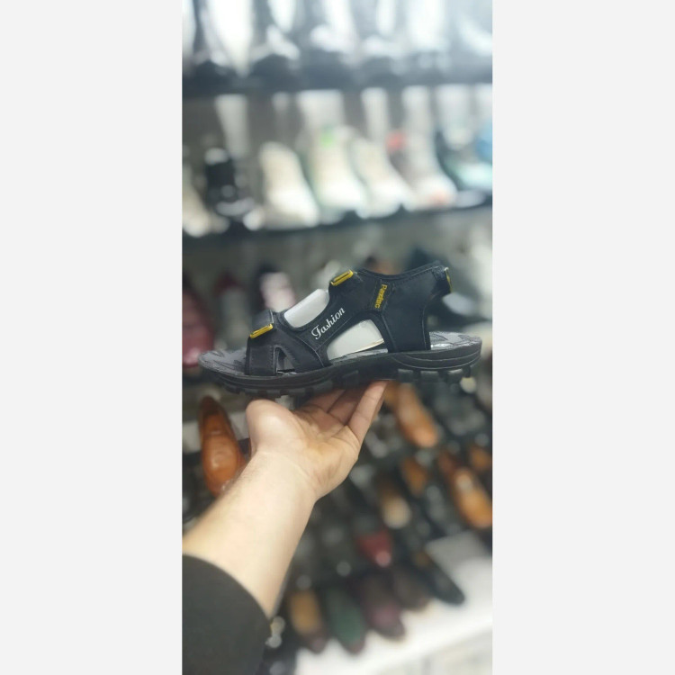 صندل رکابدار طبی چرم صنعتی درجه یک مردانه سایزبندی 40_44