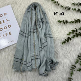 شال وارداتی کوک دوزی دور ریش کد 1805