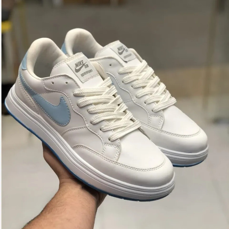 کفش نایک sb مردانه چرم سفید ابی