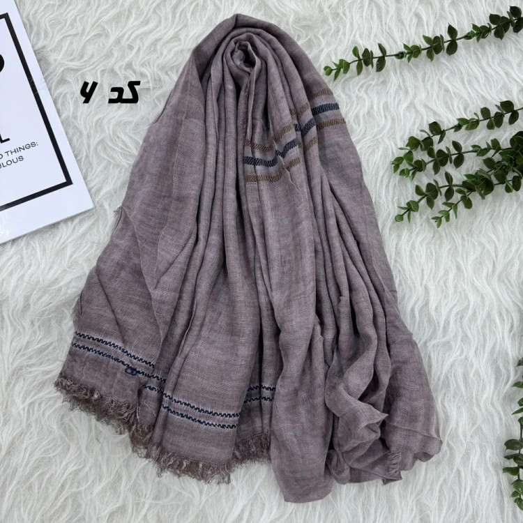 شال وارداتی لینن دورریش کد 1809