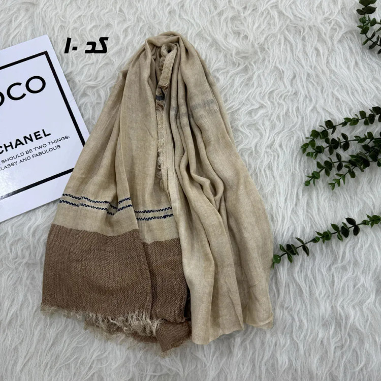 شال وارداتی لینن دورریش کد 1809