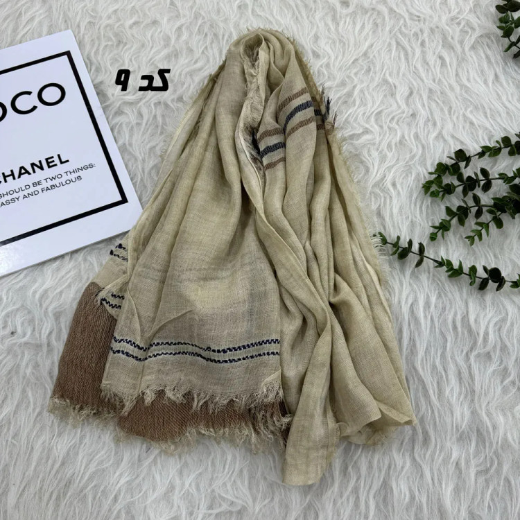 شال وارداتی لینن دورریش کد 1809