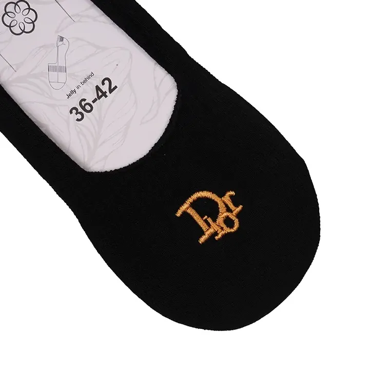 جوراب کالج روباز زنانه پنبه گلدوزی بوکله طرح مختلف برند