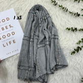 شال وارداتی کوک دوزی دور ریش کد 1805