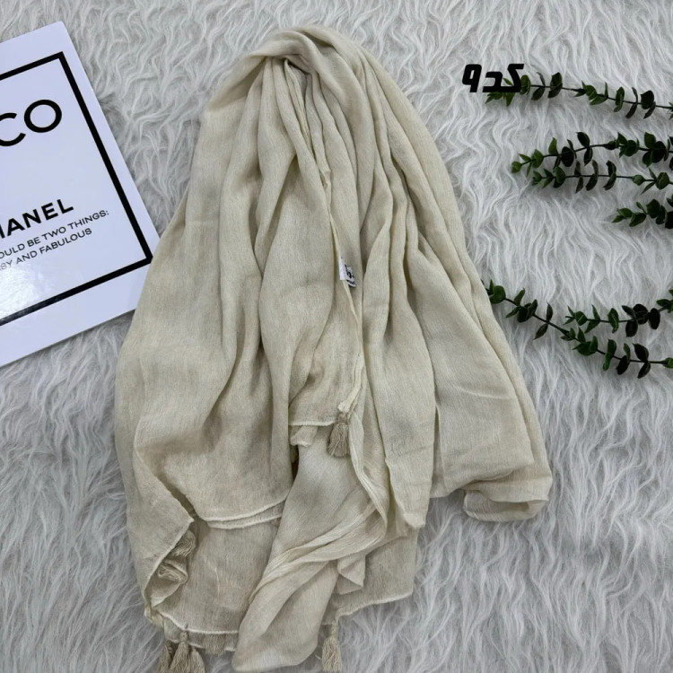 شال وارداتی سنگشور کنفی منگوله کد 1812