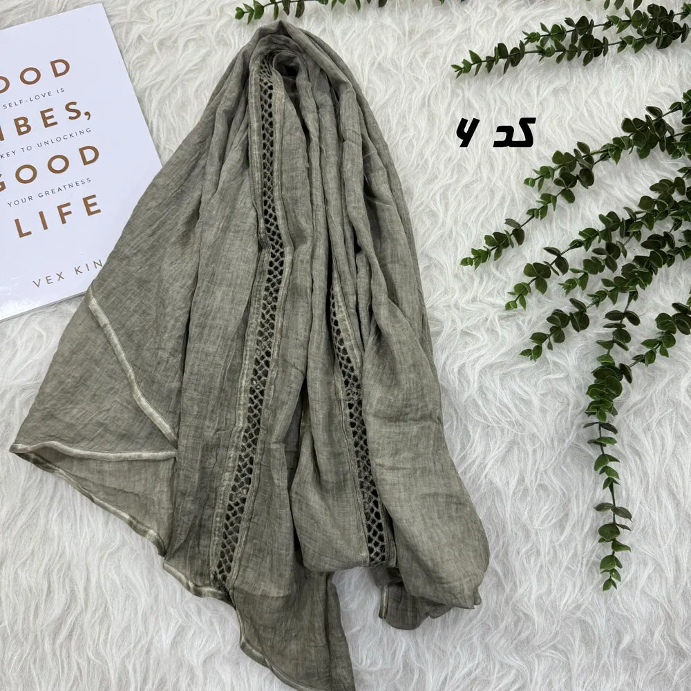 شال وارداتی دستک دانتل کد 1806