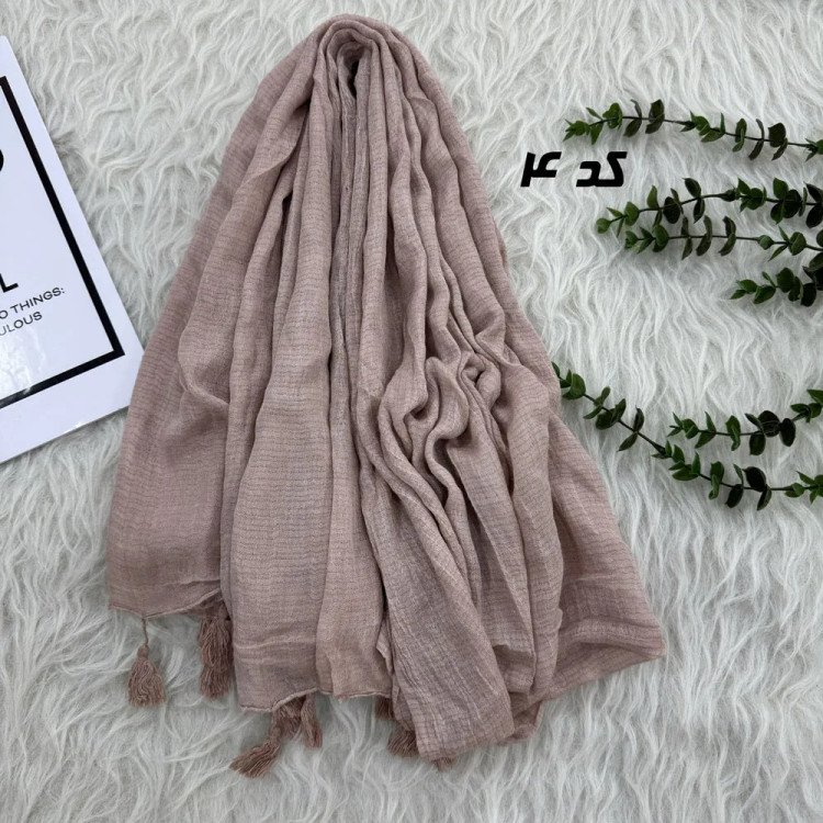 شال وارداتی سنگشور کنفی منگوله کد 1812