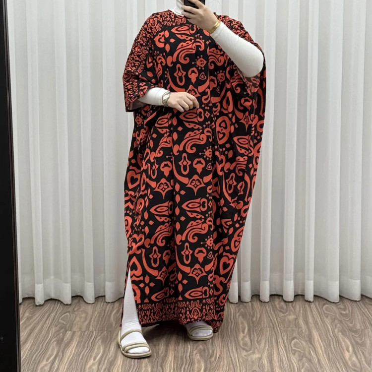 پیراهن فلور بوگاتی پانچ مدل مرجان کد 1761