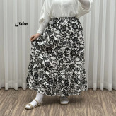 دامن بلند نخی طرح فلور کد 1816