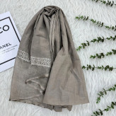 شال وارداتی دستک دانتل لمه کد 1811