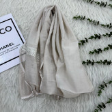 شال وارداتی دستک دانتل لمه کد 1811