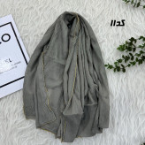 شال وارداتی موج دور زنجیری کد 1813