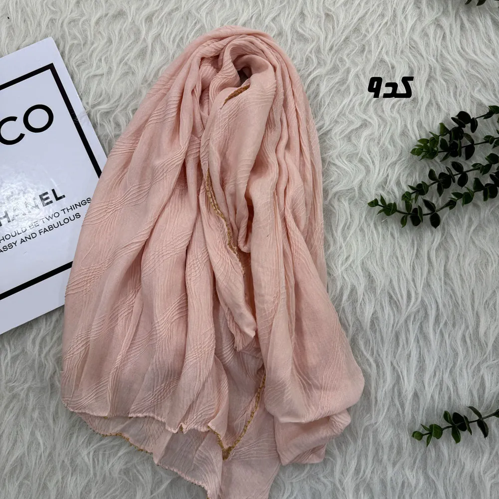 شال وارداتی موج دور زنجیری کد 1813