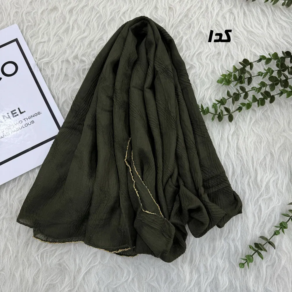 شال وارداتی موج دور زنجیری کد 1813