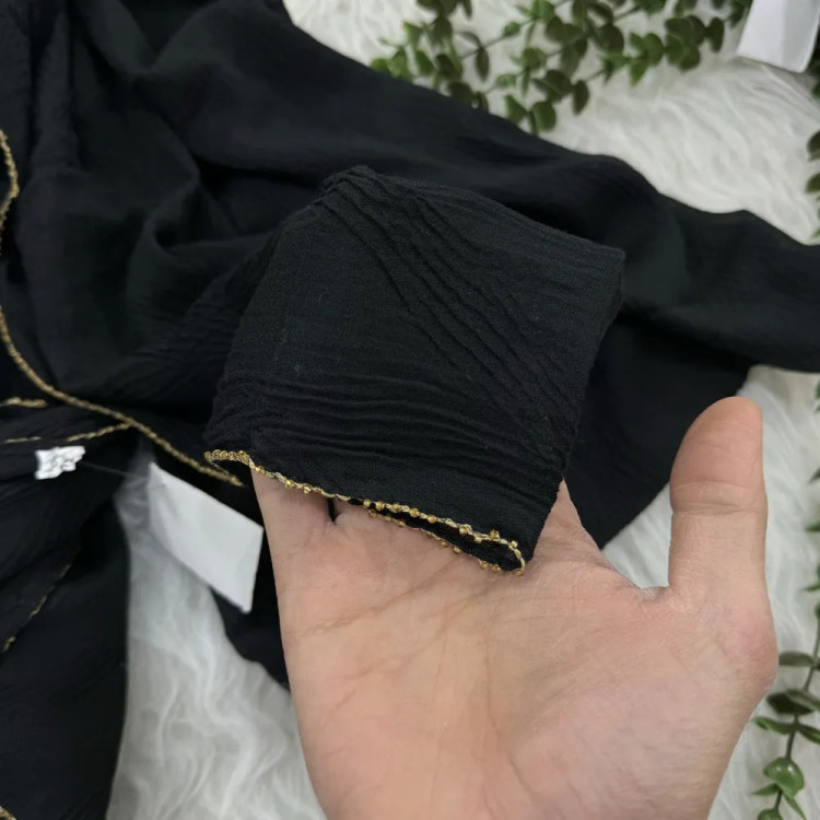 شال وارداتی موج دور زنجیری کد 1813