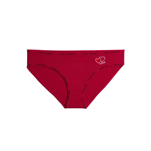 شورت دخترانه اسلیپ کبریتی طرح قلب LOVE