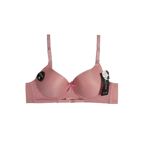 سوتین اسفنجی دخترانه فنردار نیم جک سوزنی پایین سگک دار کاپ A