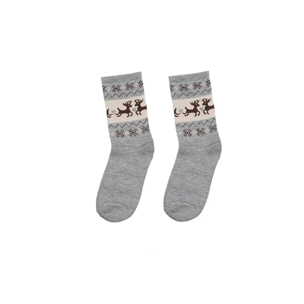 جوراب ساقدار زنانه طرح چاپی گوزن