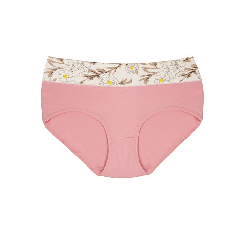 شورت زنانه اسلیپ نخی کمر پهن طرح گل