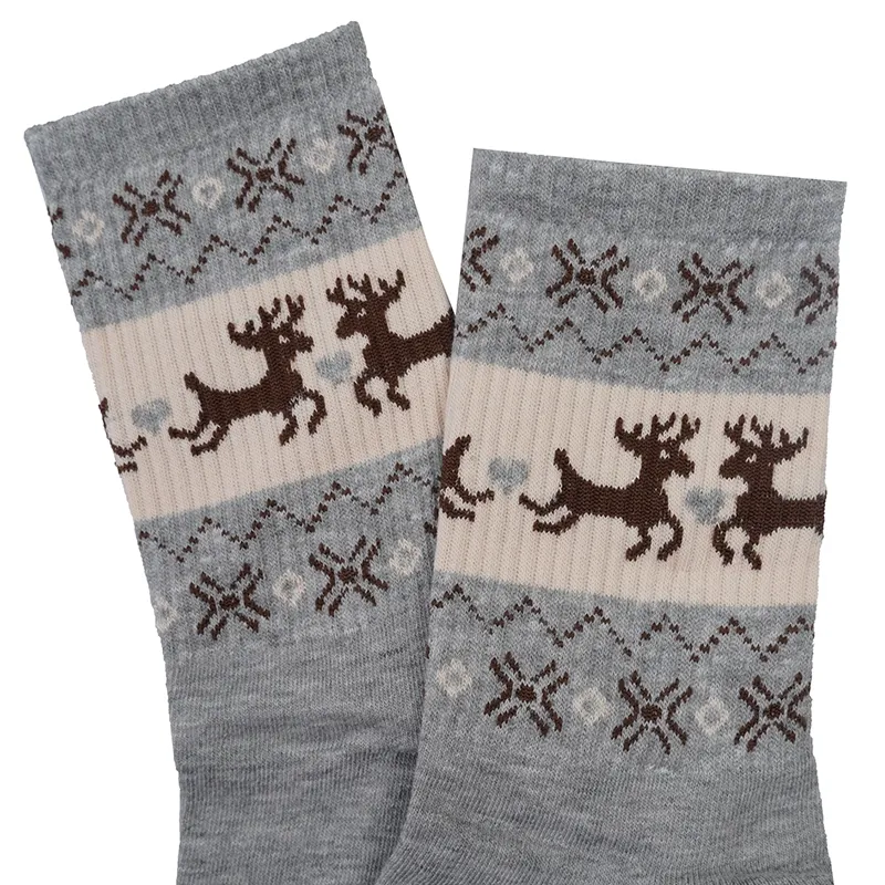 جوراب ساقدار زنانه طرح چاپی گوزن