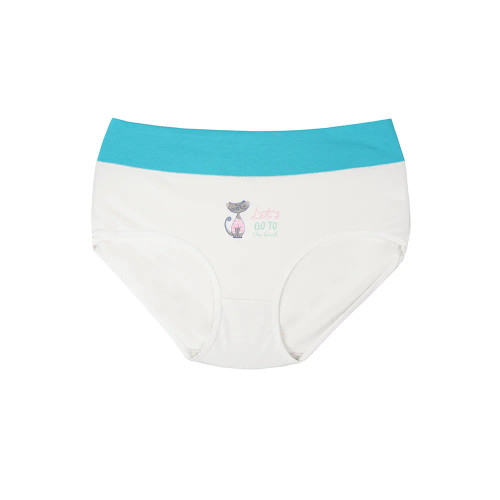 شورت زنانه اسلیپ نخی کمر پهن طرح Cat