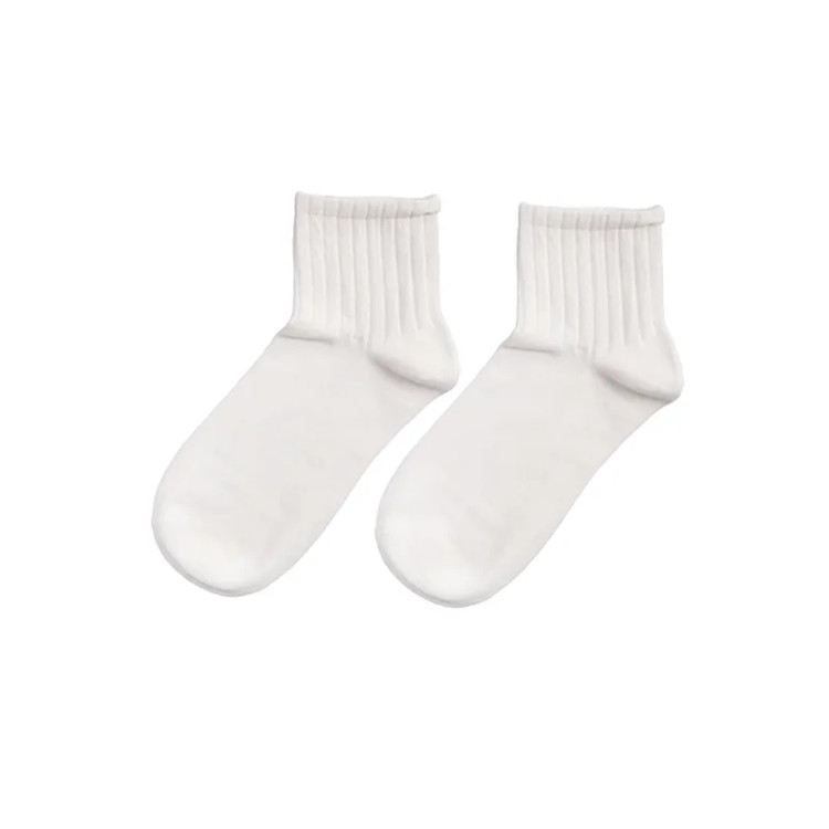 جوراب نیم ساق زنانه پنبه ساده