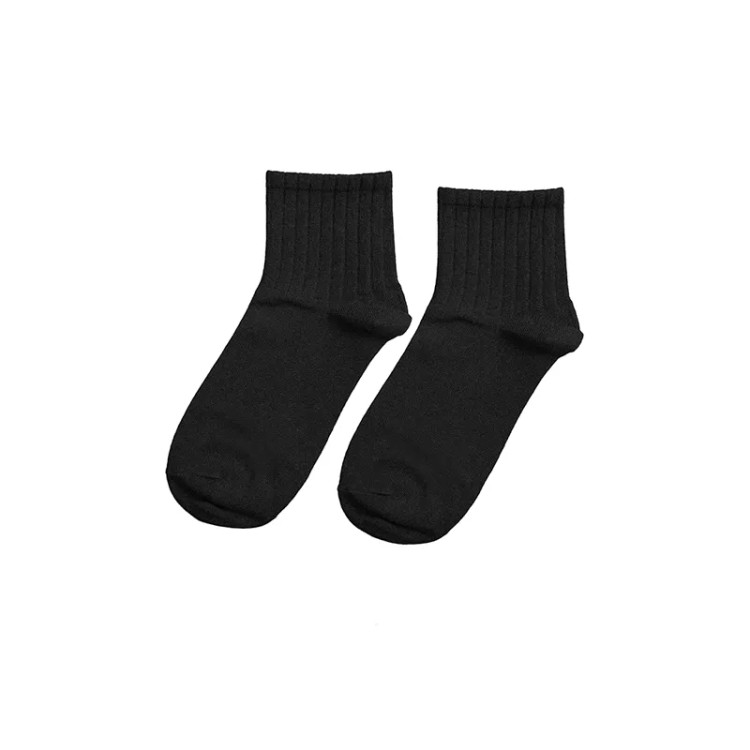 جوراب نیم ساق زنانه پنبه ساده