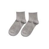 جوراب نیم ساق زنانه پنبه ساده