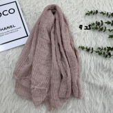 شال وارداتی کنفی دور ریش راه راه کد 1810