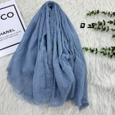 شال وارداتی کنفی دور ریش راه راه کد 1810