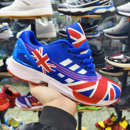 کتونی زد ایکس طرح پرچم انگلیس مدل یونیون جک رنگی