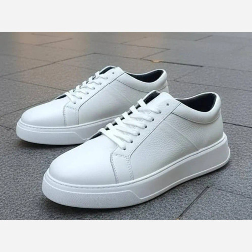 ونس بوفالو تمام چرم طبیعی سفید سایز 40 تا 44