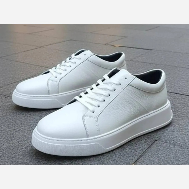 ونس بوفالو تمام چرم طبیعی سفید سایز 40 تا 44