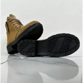 نیم بوت زنانه عسلی سایزبندی 37 تا 40 رویه جیر زیره پی وی سی دور دوخت