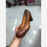 کفش پاشنه دار چرم گاوی زنانه مدل ایکس سایز 36 حراج تک سایز