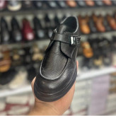 لوفر تمام چرم زنانه بندی و بی بند رویه چرم گاوی داخل چرم بزی کفی طبی زیره تی پیو سایز 37 تا 40