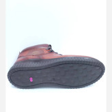 نیم بوت چرم طبیعی مردانه عسلی بندی سایز 40 تا 44