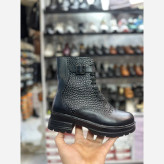 بوت تمام چرم طبیعی زنانه سایز 37 تا 40 رویه چرم گاوی زیره تی پیو