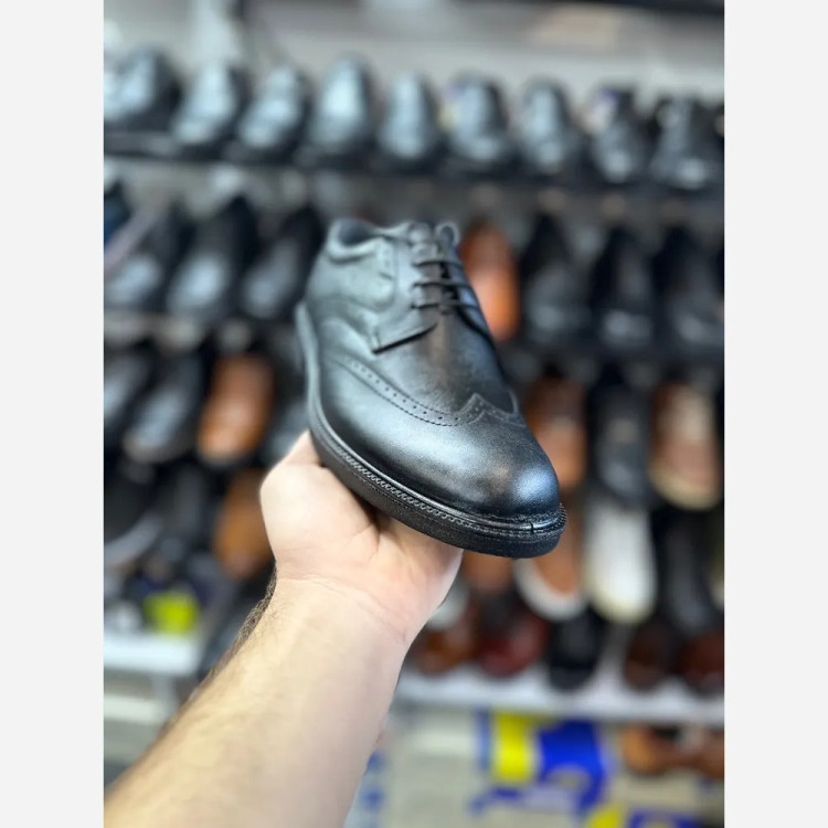 کفش تمام چرم طبیعی مردانه هشترک سایز 40 تا 45 ضمانت اصالت چرم