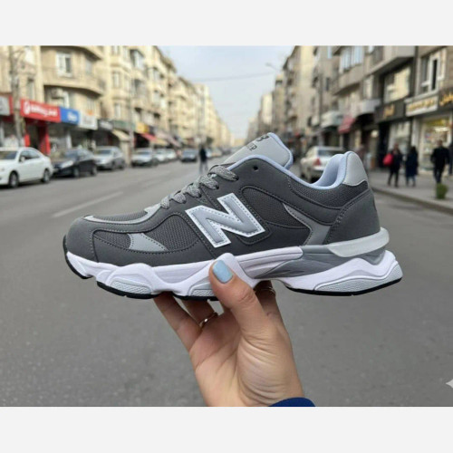 کفش اسپرت مردانه نیوبالانس 9060 سه تیکه لقمه خور سایز 41 تا 45 زیره ایربولینگ درجه 1 رویه پارچه راشل و سوییت خارجی