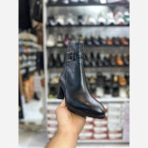 بوت تمام چرم طبیعی زنانه سایزبندی 37 تا 40 پاشنه 6 سانت زیره پیو