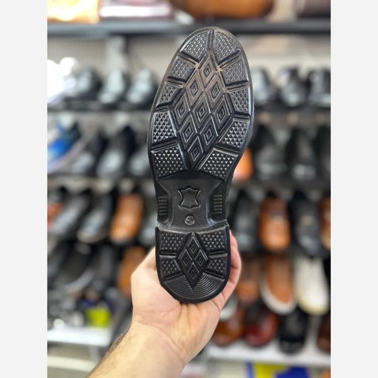 کفش تمام چرم طبیعی مردانه هشترک سایز 40 تا 45 ضمانت اصالت چرم