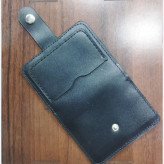 ست سه تیکه چرم طبیعی مردانه کمربند کیف کتی جاکارتی با جعبه چوبی