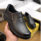 کفش چرم مردانه مدل اوزین مشکی