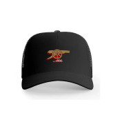 کلاه کپ پاد آفرین مدل فوتبالی آرسنال طرح تیم ورزشی مناسب اسپرت و روزمره جنس کتان قابل تنظیم