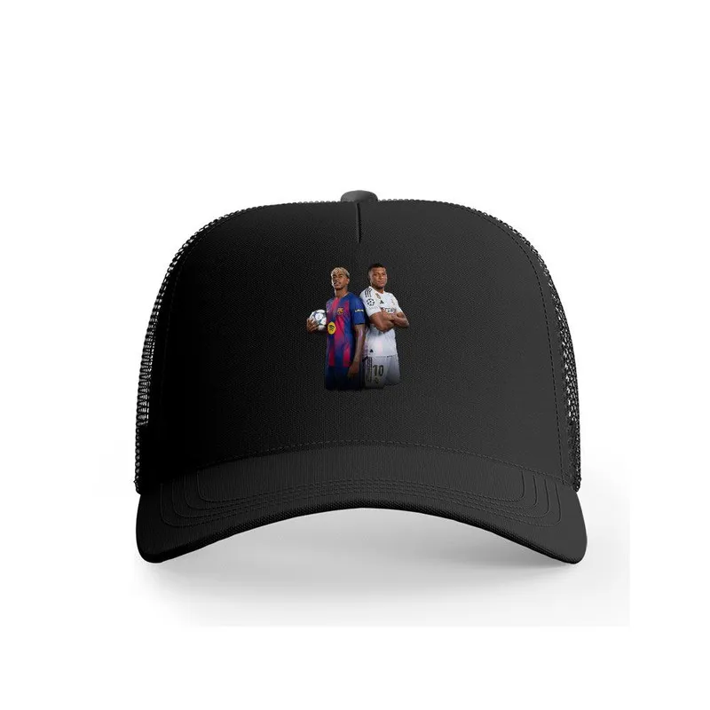 کلاه کپ پاد آفرین مدل کیلیان امباپه لامین یامال طرح فوتبالی کد 316