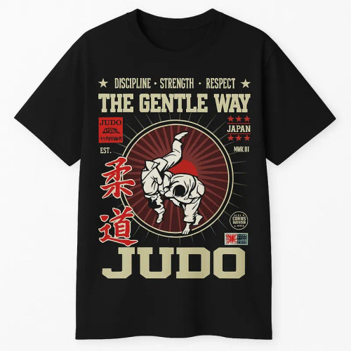 تیشرت آستین کوتاه مردانه پاد آفرین مدل جودو طرح چاپ کد 1536