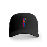 کلاه کپ پاد آفرین مدل فوتبالی بارسلونا کد 267 جنس کتان مناسب اسپرت و روزمره